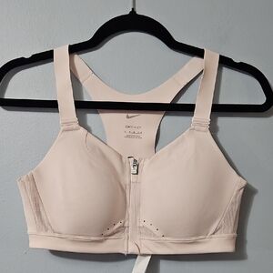 Nike Women's Blush Zip-Front Sports Bra